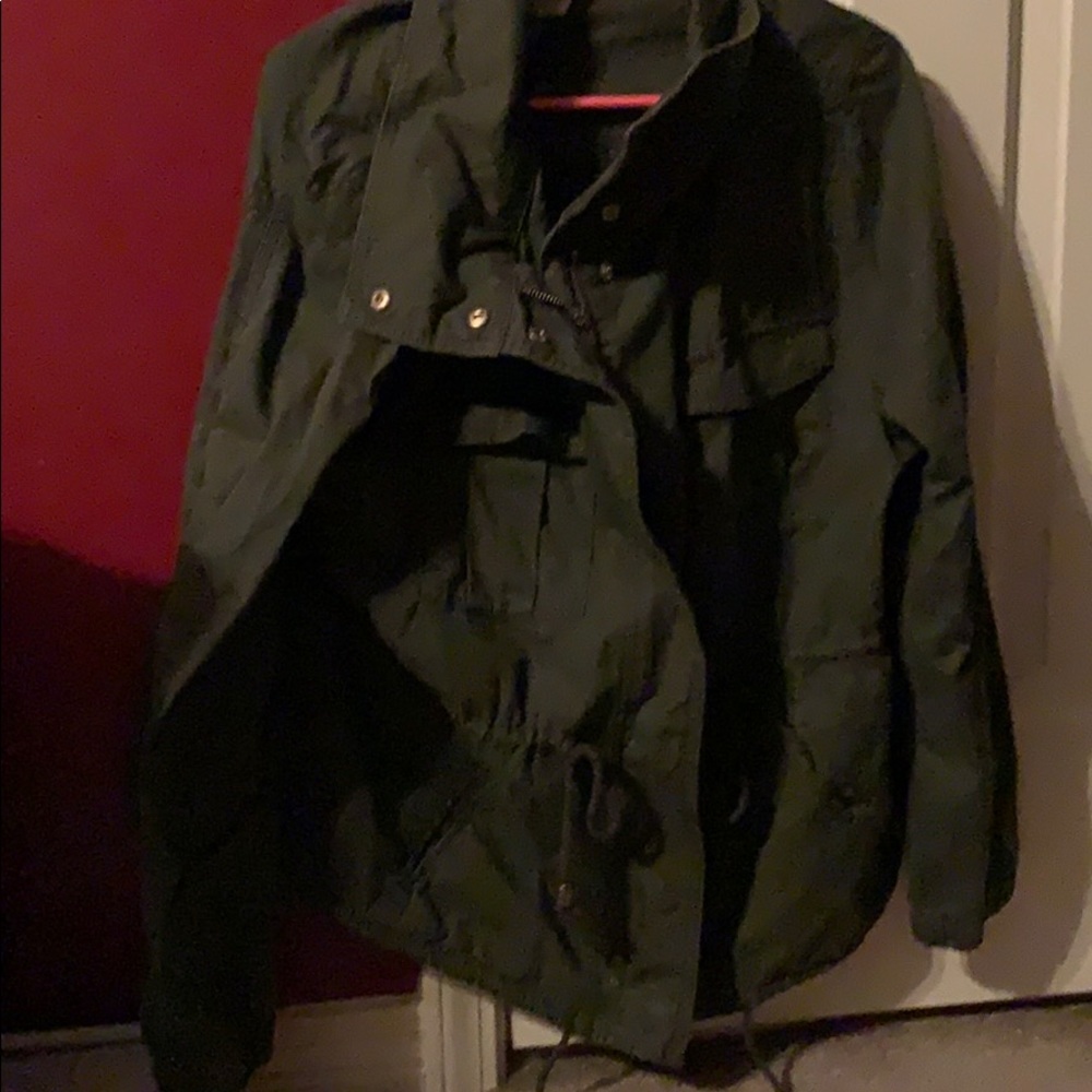 Army green jacket